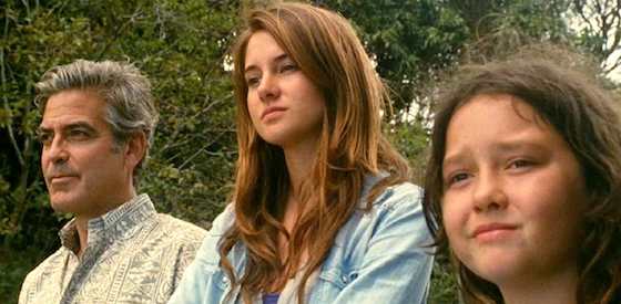 George Clooney and Beau Bridges in The Descendants