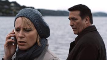 Ciaran Hinds & Iben Hjejle in the movie The Eclipse