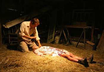 Patrick Fabian & Ashley Bell  in the movie The Last Exorcism