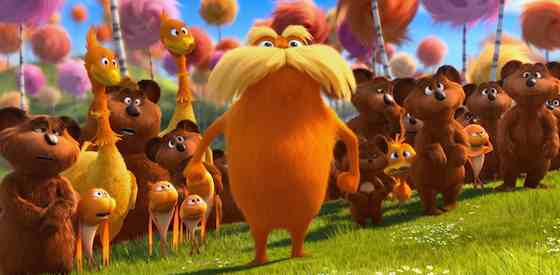 Danny DeVito and Zac Efronin The Lorax
