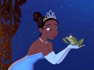Anika Noni Rose & Bruno Campos in the movie The Princess and the Frog
