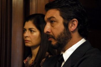 Ricardo Darin & Soledad Villamil in the movie The Secret in Their Eyes