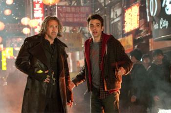 Nicolas Cage & Jay Baruchel in the movie The Sorcerer's Apprentice