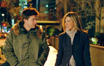 Jennifer Aniston & Jason Bateman in the movie The Switch