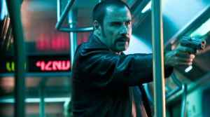 John Travolta portrays a subway car hijacker in The Taking of Pelham 1 2 3, which also stars Denzel Washington.