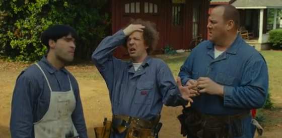 Sean Hayes and Chris Diamantopoulosin The Three Stooges