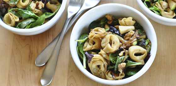 Tortellini Salad with Apples and Walnuts