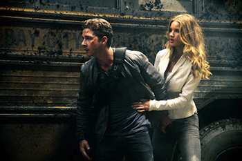 Shia LaBeouf and Rosie Huntington-Whiteley   in Transformers: Dark of the Moon
