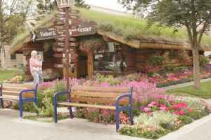 Visitor's Center in downtown Anchorage, Alaska.