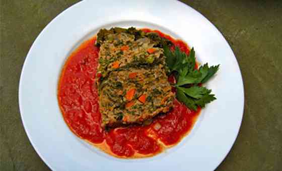 Turkey, Kale and Vegetable Meatloaf Recipe