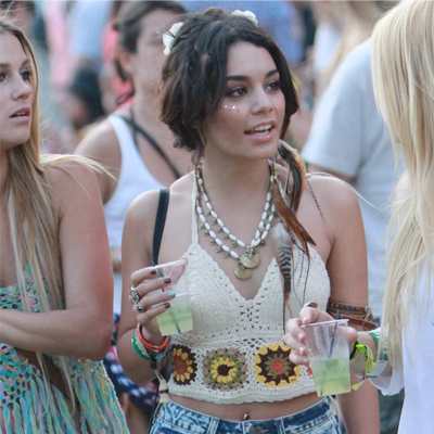 Vanessa Hudgens' Free-Spirited Updo