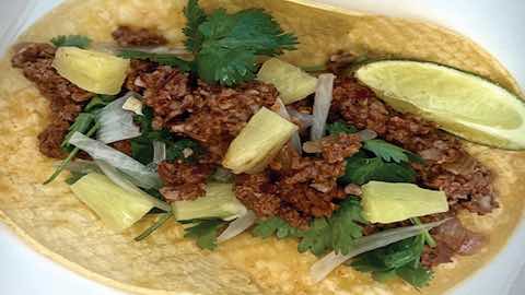 Vegan Pecan Al Pastor Tacos