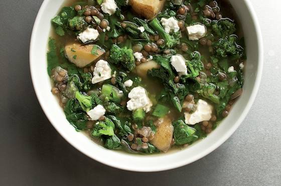 Very Green Lentil Soup Recipe