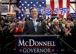 Virginia Governor-Elect Bob McDonnell