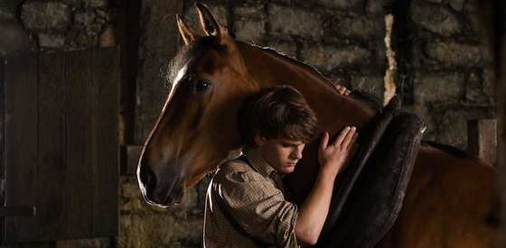 Jeremy Irvine and Emily Watsonin War Horse