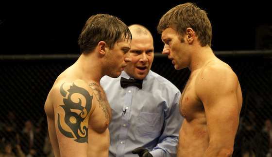 Tom Hardy and Joel Edgerton in Warrior