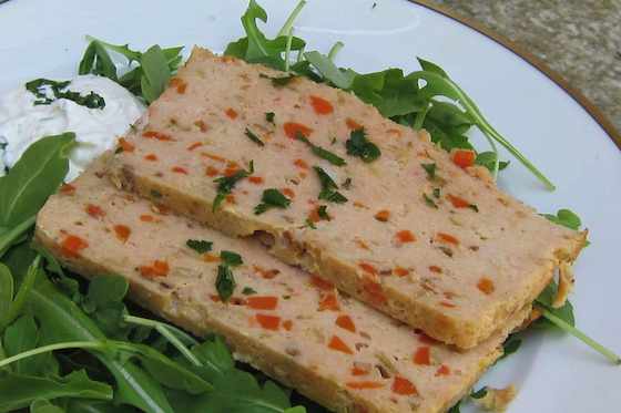 Whitefish and Salmon Terrine with Herbed Horseradish Cream Recipe