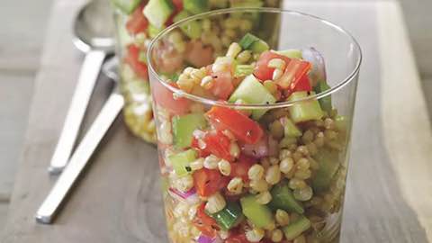 Gazpacho-Style Wheat Berry Salad Recipe