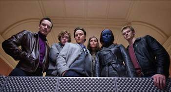 James McAvoy and Michael Fassbender   in X-Men: First Class