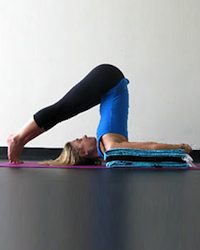 Yoga Stretches: Plow Pose