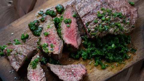 Herb Marinated Grilled Steak   Recipe