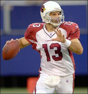 QB Kurt Warner Arizona Cardinals Leads Cardinals to first Super Bowl with 32-25 victory over Eagles