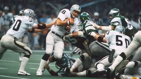 Super Bowl XV: Oakland Raiders 27 Philadelphia Eagles 10 - MVP Raiders QB Jim Plunkett