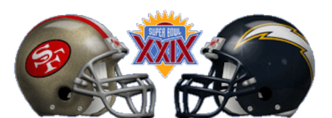 Super Bowl XXIX - San Francisco 49ers 49 San Diego Chargers 26 - MVP 49ers QB Steve Young 
