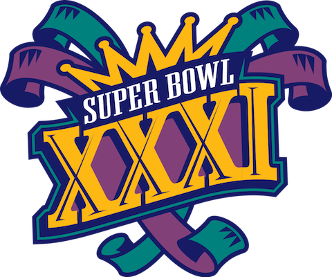 Super Bowl XXXI - Green Bay Packers 35 New England Patriots 21 - MVP Packers KR-PR Desmond Howard 