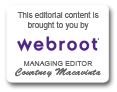 This editorial content is brought to you by webroot