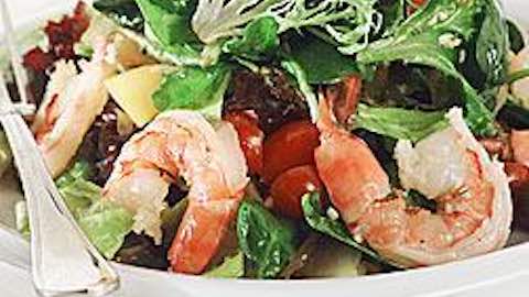 Greek Salad with Shrimp   Recipe